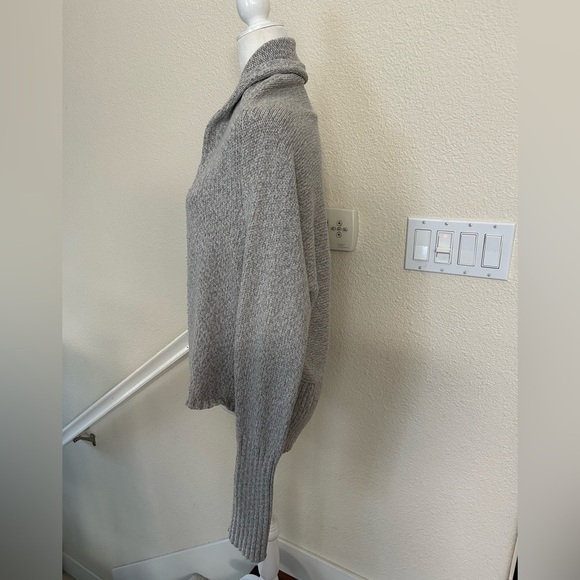 Club Monaco Open Front Cardigan Jacket Light Gray Size M - Picture 2 of 7